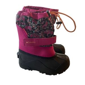Columbia PowderBug Plus II Print Boot Toddler Sz 11 GUC